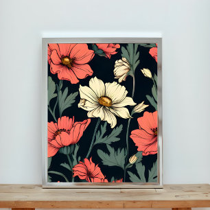 Impression Photo Rêves floraux vibrants : Une tapisserie de fleurs