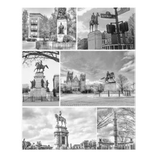 Impression Photo Richmond VA Virginia Monuments Collage