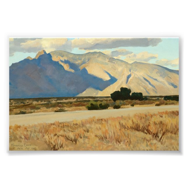 Impression Photo Ridge and Rillito, Arizona par Maynard Dixon (Devant)