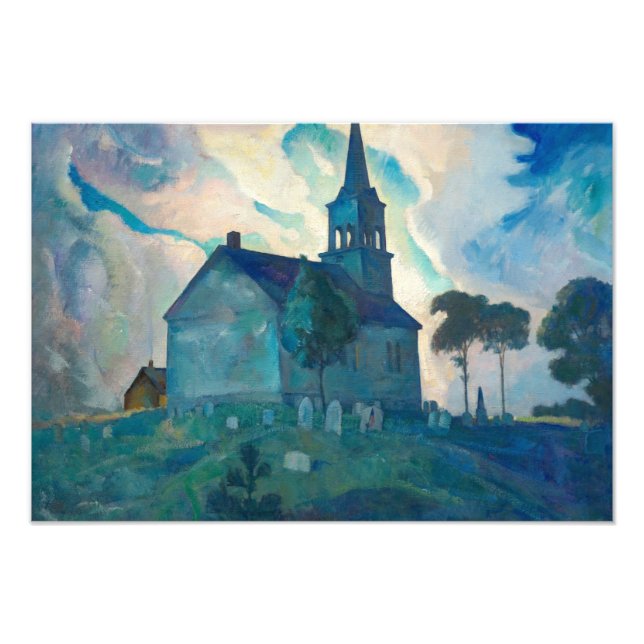 Impression Photo Ridge Church, 1936 par Newell Convers Wyeth (Devant)