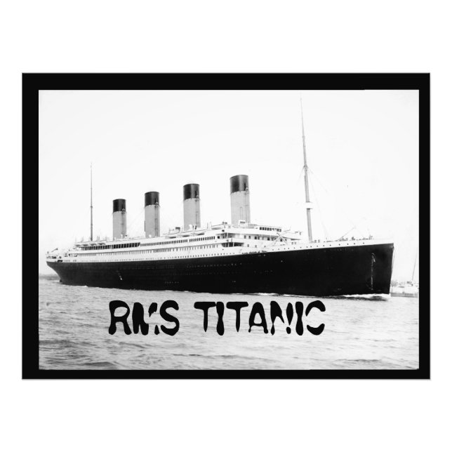 Impression Photo RMS Titanic Passenger Liner (Devant)