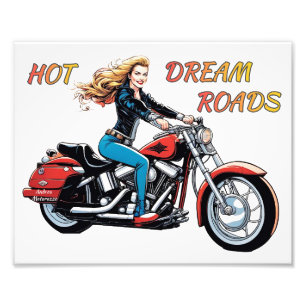 Impression Photo Roads Girl Hot Dream