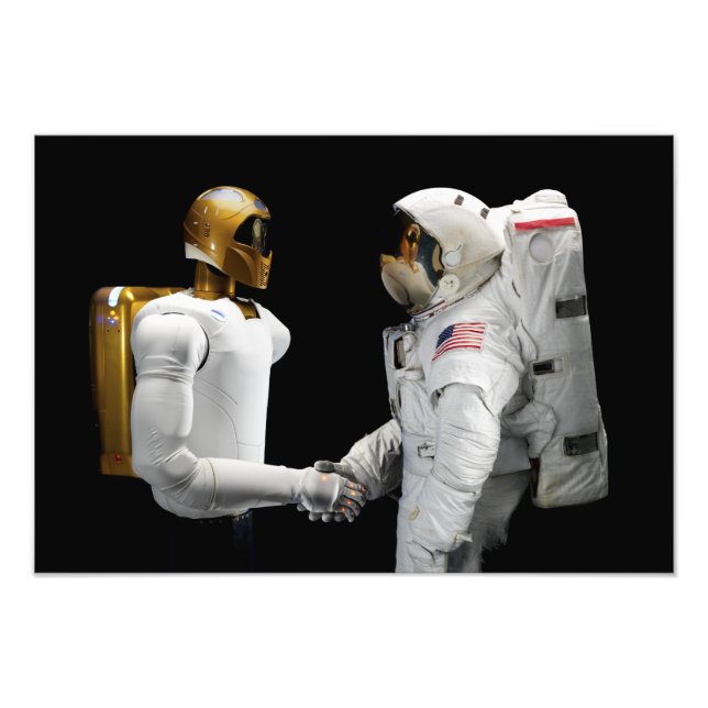 Impression Photo Robonaut 2, un astronaute habile et dextérité, aid (Devant)