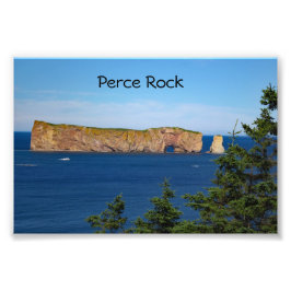 Impression Photo Rocher Percé dans le golfe du Saint-Laurent