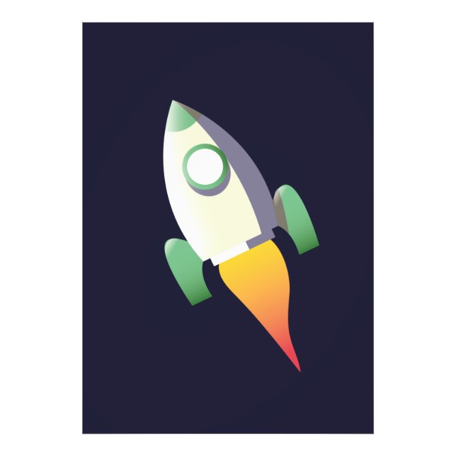 Impression Photo Rocket Space (Devant)
