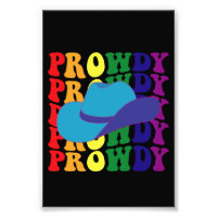 Rodéo bruyant Salut Cowboy Cowgirl LGBTQ Western