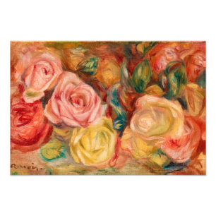 Impression Photo Rose, 1912 par Pierre-Auguste Renoir