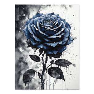Impression Photo Rose - Bleu