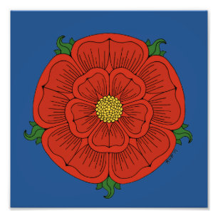 Impression Photo Rose rouge de Lancaster