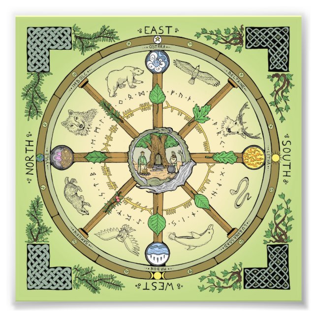 Impression Photo Roue de l'année (Devant)