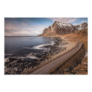 Impression Photo Route côtière Lofoten