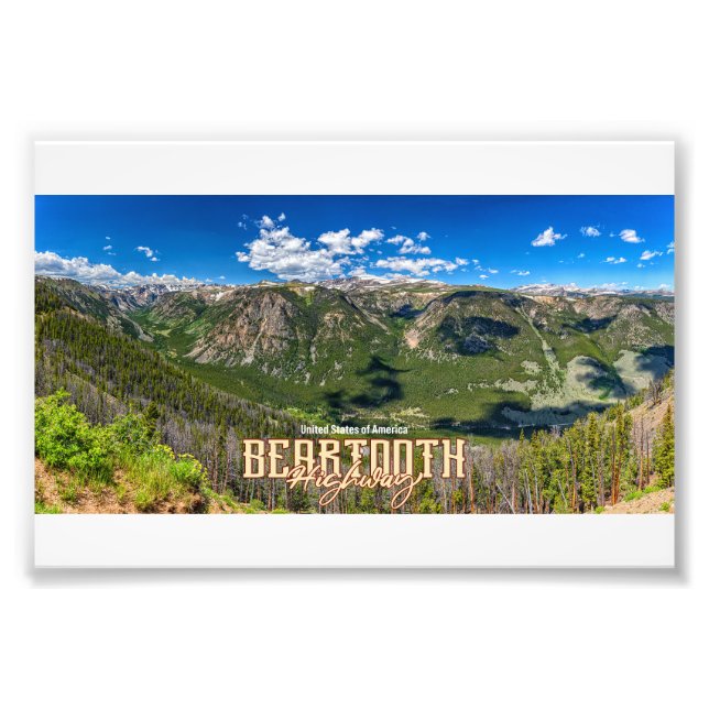 Impression Photo Route de Beartooth (Devant)
