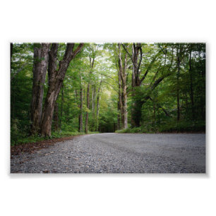 Impression Photo Route Vers Quelque Chose