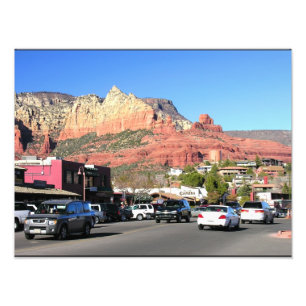 Impression Photo Rue principale, Sedona