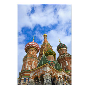 Impression Photo Russie, Moscou, Place Rouge, Saint-Basile