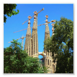 Impression Photo Sagrada Familia à Barcelone, Espagne