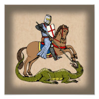Saint George et le Dragon du XIIIe siècle