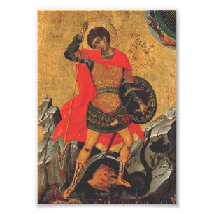 Impression Photo Saint Georges et le Dragon Grand Martyr