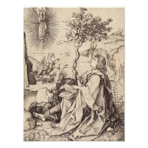 Impression Photo Saint Jean l'évangéliste sur Patmos