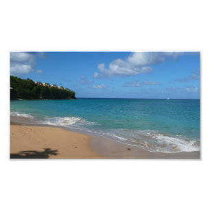 Impression Photo Saint Lucia Beach Paysage tropical
