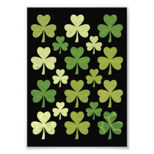 Impression Photo Saint Patrick's Day Heart Lucky Clover Shamrock