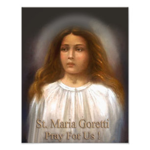 Impression Photo Sainte Maria Goretti, Martyr pour la pureté,