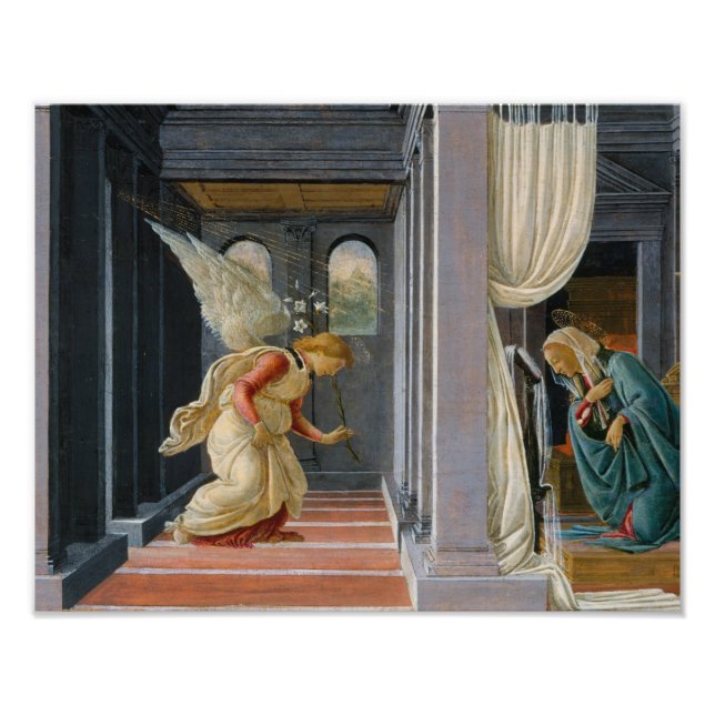 Impression Photo Sandro Botticelli - Annonciation (Devant)