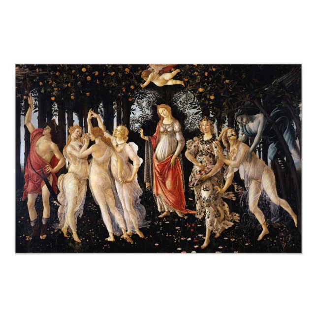 Impression Photo Sandro Botticelli - La Primavera (Devant)