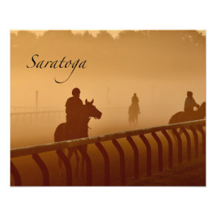Impression Photo Saratoga - Les cavaliers et les chevaux dans le br
