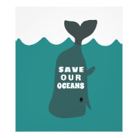 Sauvez nos océans Baleine d'Art De l'environnement