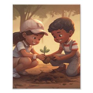 Impression Photo Sauvez notre planète