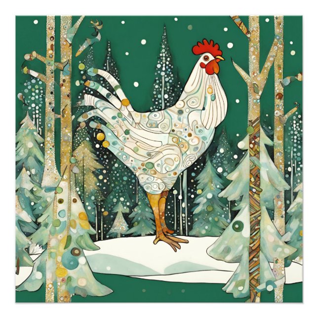 Impression Photo Scène d'hiver fantasque (Devant)