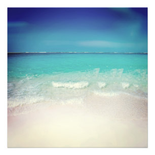 Impression Photo Scène Travel Beach Film Vintage d'été Tropical