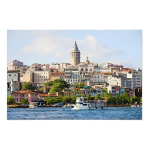 Impression Photo Secteur de Beyoglu et tour de Galata à Istanbul