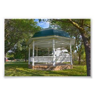 Impression Photo Seelye House Gazebo, Abilene, Kansas