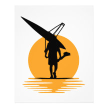 Serene Coucher de soleil : minimaliste Oarsman Sil