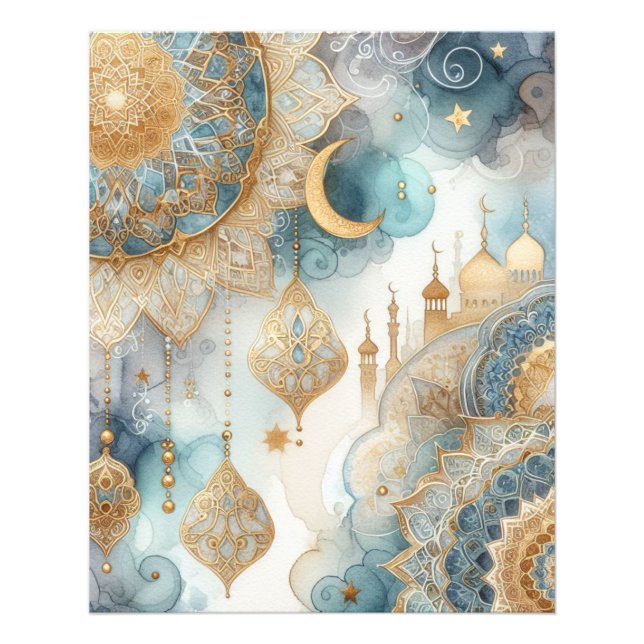 Impression Photo Sérénité de la mosquée pour le Ramadan (Devant)