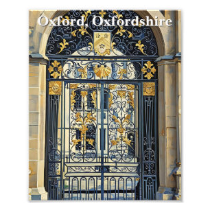 Impression Photo Seuil d'or - Porte d'or à Oxford
