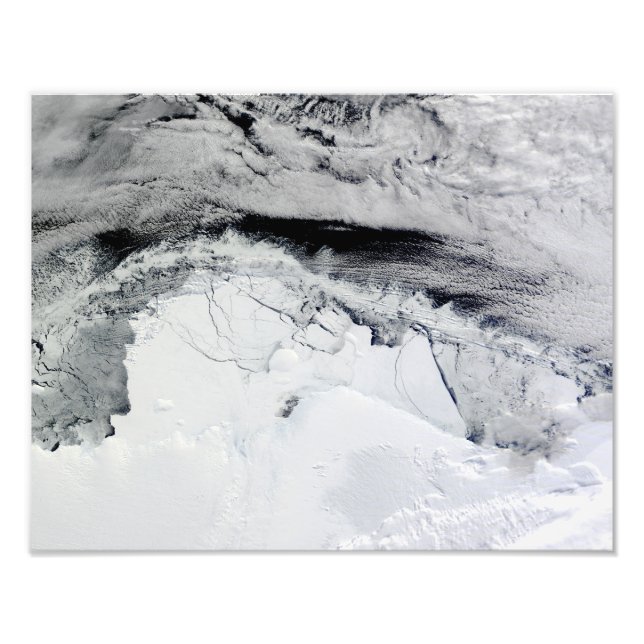 Impression Photo Shackleton Ice Shelf, Antarctique (Devant)