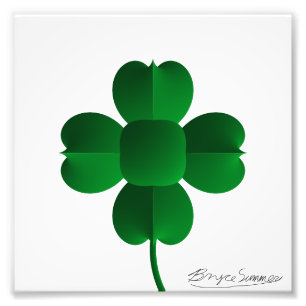 Impression Photo Shamrock vert
