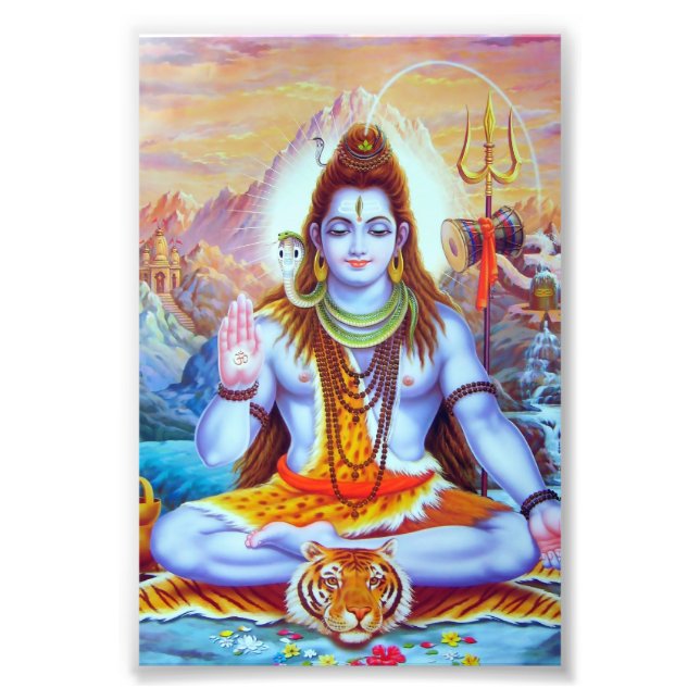 Impression Photo Shiva Print (4 po x 6 po) - Version 1 (Devant)