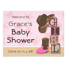 SIGNE Baby shower Western Cowgirl