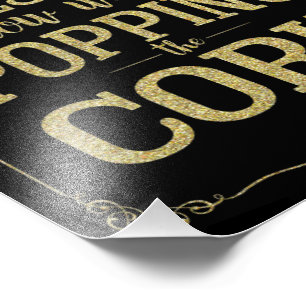 Impression Photo signe mariage d'alcool, bouchon pop, question ouve