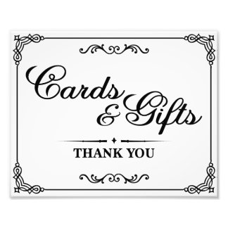 Impression Photo Signes mariages - Noir & Blanc - Cartes & Cadeaux