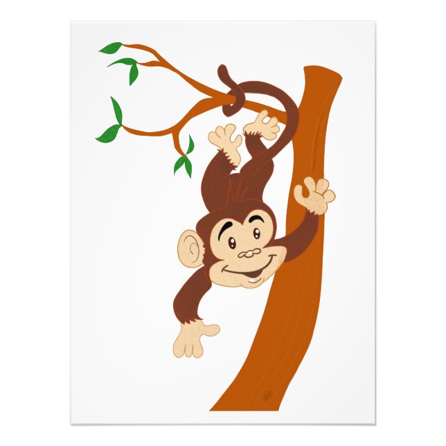 Impression Photo Singe amical (Devant)