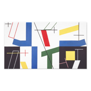 Impression Photo Six espaces avec croix Sophie Taeuber-Arp