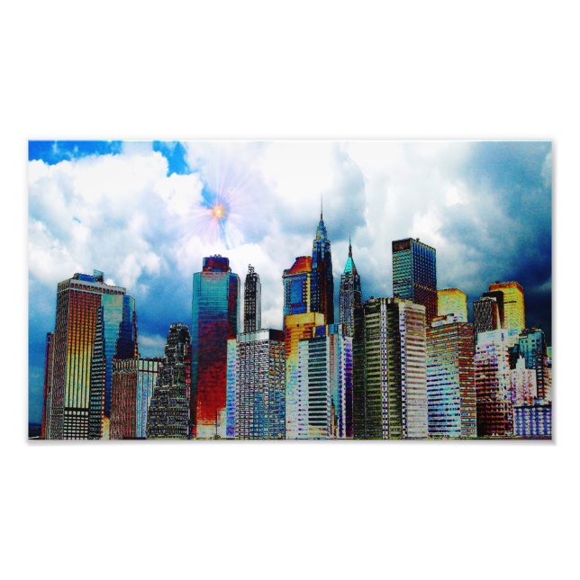 Impression Photo Skyline de New York (Devant)
