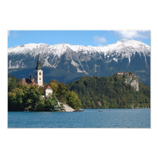 Impression Photo Slovénie, Balles, Lac Léman, Île de Bled, Balles 2 (Devant)