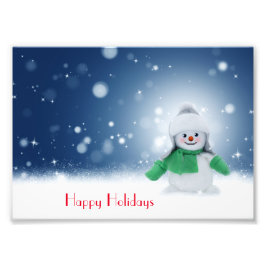 Impression Photo Snowman