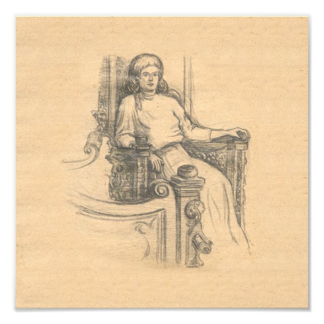 Impression Photo Soirée dans la vieille maison (Devant)